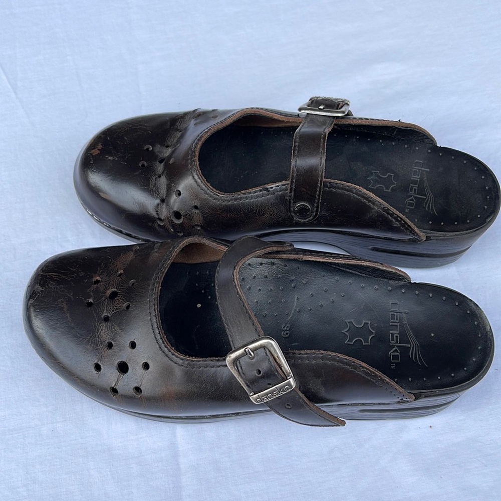 Dansko Slip in Mary Jane Clogs